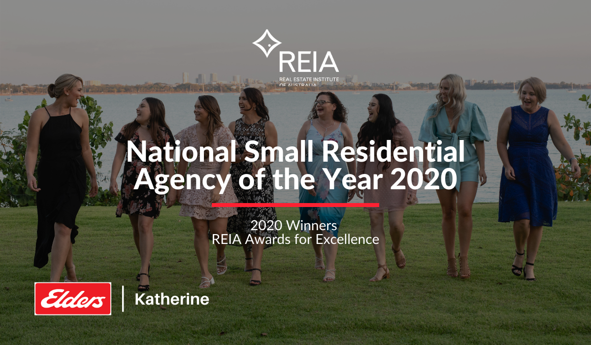 2020 National Small Residential Agency of the Year Elders Real Estate Katherine