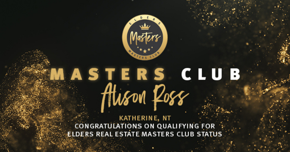 Alison Ross awarded Masters Club Status
